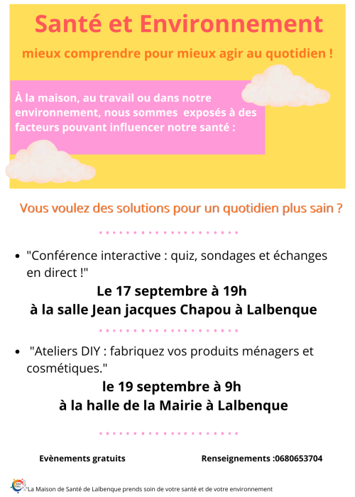 Santé évènements offerts à Lalbenque